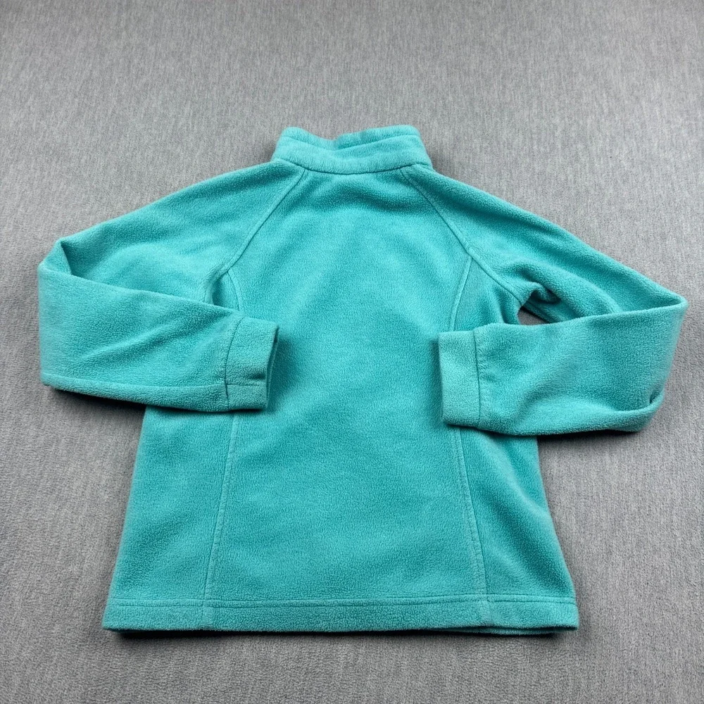 Columbia Jacket Girls Medium 10/12 Blue Benton Springs Fleece Full‎ Zip Kids